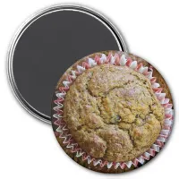 Banana Nut Muffin Food Magnet