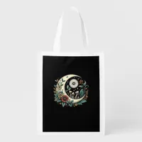 Aesthetic Goblincore Cottagecore Mushroom Minimal  Grocery Bag