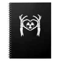 Radiology X-Ray Tech Heart Shaped Skeleton Hands D Notebook