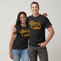 Bee Kind Honeycomb Graphic  T-Shirt