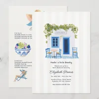 Greek Islands Mykonos Bachelorette Weekend Invitation