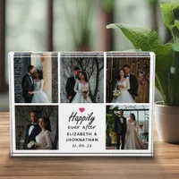 Elegant Script Happily Ever After Photo Collage