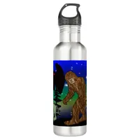 Cryptid, UFO,  Big Foot, Chupacabra, Alien Mothman Stainless Steel Water Bottle