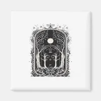 Goblincore Fantasy Gate To  Classic Magnet