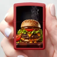 Gourmet Juicy Cheeseburger  Zippo Lighter