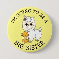 I'm going to be a Big Sister Announcement Button