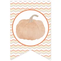 Pumpkin First Birthday Party Banner
