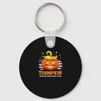 Trumpkin Make Halloween Great Again Funny Pumpkin Keychain