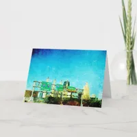Kansas City Skyline and Highway Card