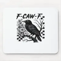 F-Caw-F Halloween Bird Mouse Pad