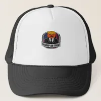 Trumpkin Or Treat Halloween - Political Costume Cl Trucker Hat
