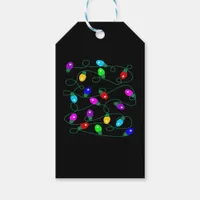 Christmas Lights -Let's Get Lit Lights- Merry & Br Gift Tags