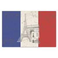 Flag and Symbols of France ID156 Tissue Paper