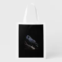 Crow, F-Caw-F Funny Bird Funny Quote Grocery Bag