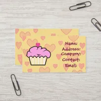 sweet cupcake business Cards