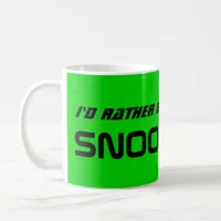 Id Rather Be Playing Snooker Funny Billiards Coffee Mug