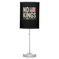 No Kings In America Since 1776 Independence Day Re Table Lamp
