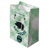 Corporate Barbecue add logo party favor Medium Gift Bag