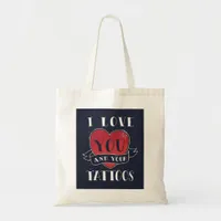 Valentines Tattoo Tote Bag
