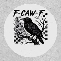 F-Caw-F Halloween Bird Patch