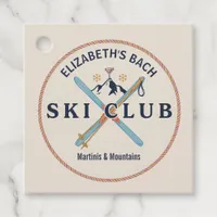 Martinis & Mountains Ski Club Bachelorette Weekend Favor Tags