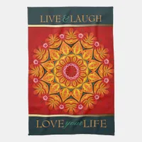 Summer Sunshine Floral Custom  Quote Towel