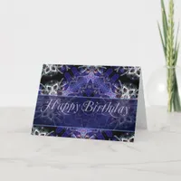 Birthday Fractal Art Card