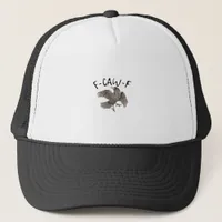 F-Caw-F Classic Aesthetic Casual Trucker Hat