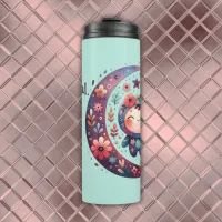 Mystical Boho Magic Maroon | Thermal Tumbler