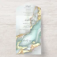Sample Foil All in One Invitation