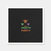 Till Death Do Us Party Classic Napkins