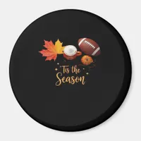 Tis The Season Halloween Retro Design Magnet