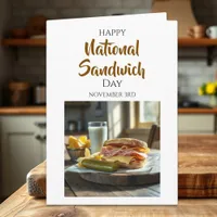 Happy National Sandwich Day | November 3rd Card