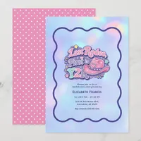Last Rodeo First in Y2K Retro Cowgirl Bachelorette Invitation