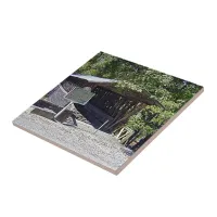 Clarkson Covered Bridge Alabama  Ceramic Tile