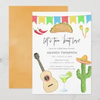 Mexican Fiesta Taco 'bout Love Bridal Shower Invitation