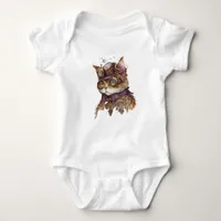 Steampunk Cat Baby Bodysuit