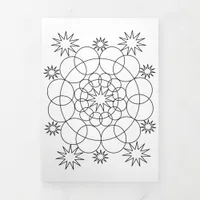 Trifold Card - Mandala Booklet to Color