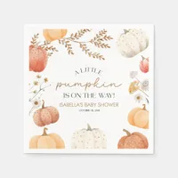 Pumpkin Baby Shower  Napkins