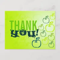 Thank You Apples Postcard