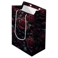 Elegant Dark Rose Gift Bag