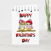 Adorable Owls | Valentine's Day | I Love You  Card