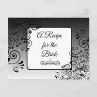 A Recipe For the Bride Wedding Recipe Card