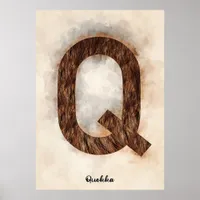 Q is for Quokka Poster