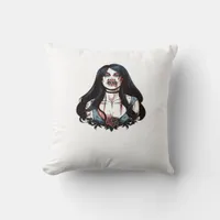 Till Death Do Us Part Classic – Skeleton Couple  Throw Pillow