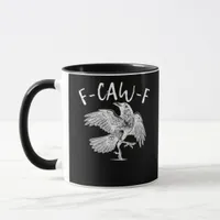 F-Caw-F Raven Retro Classic Mug