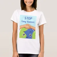 Stop Gang Violence Handshake for Peace T-Shirt