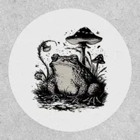 Goblincore Frog Minimal Classic Design Patch
