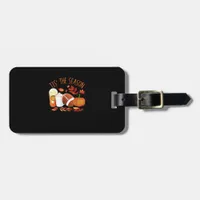 Tis The Season Football Pumpkin Thanksgiving Athle Luggage Tag