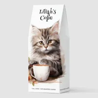 Adorable Kitten Coffee Break